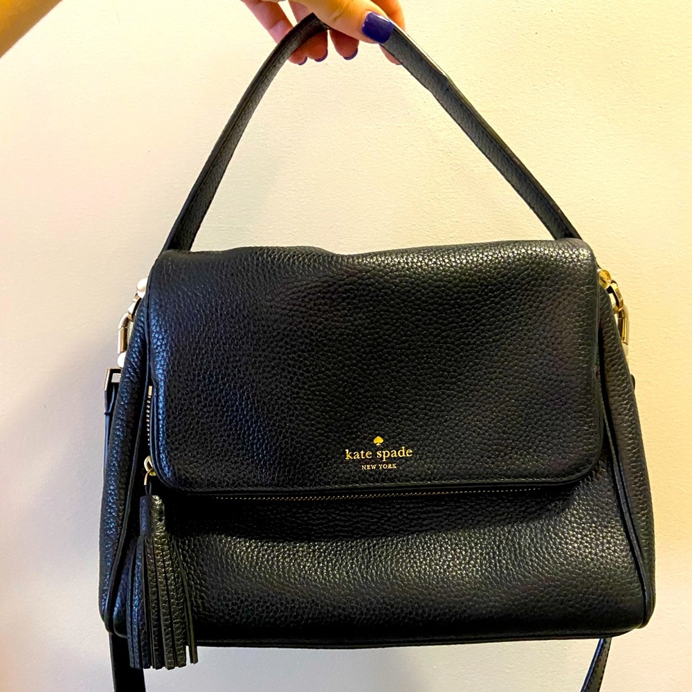 Kate Spade - Black Leather Crossbody